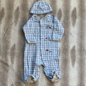 👶🏼 First Impressions Pjs 6-9 Months and Hat 👶🏼